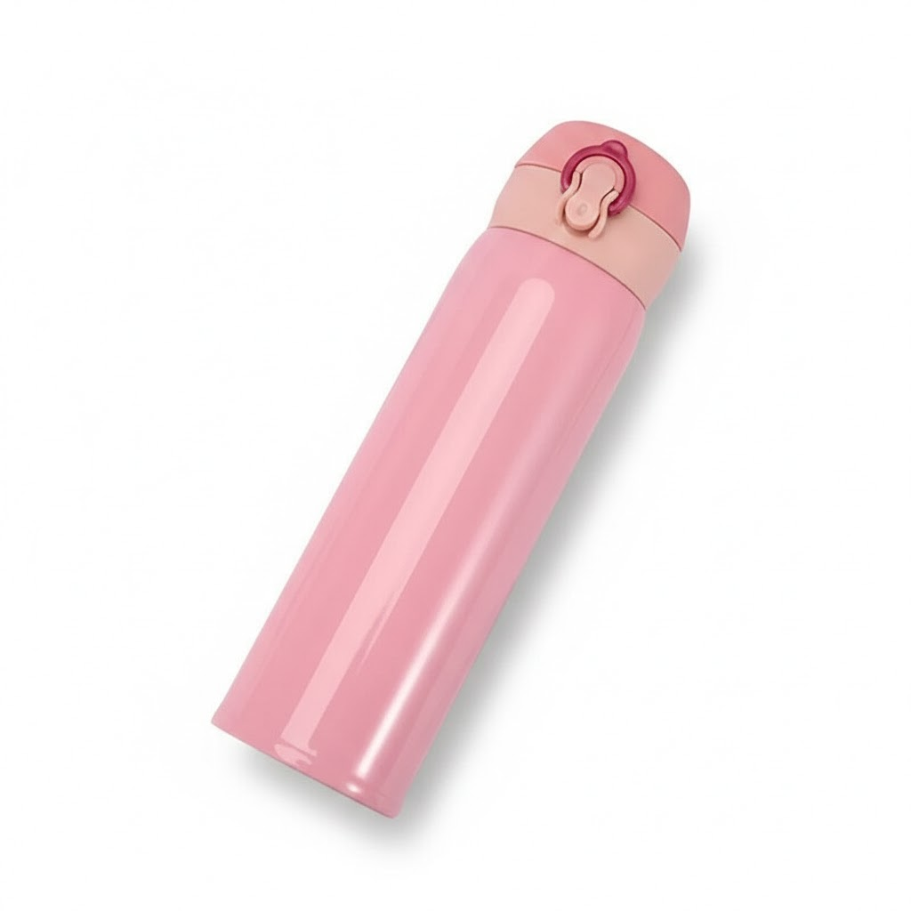 NÉOX Double Wall Vacuum Flask Thermos (500ml) - Pink
