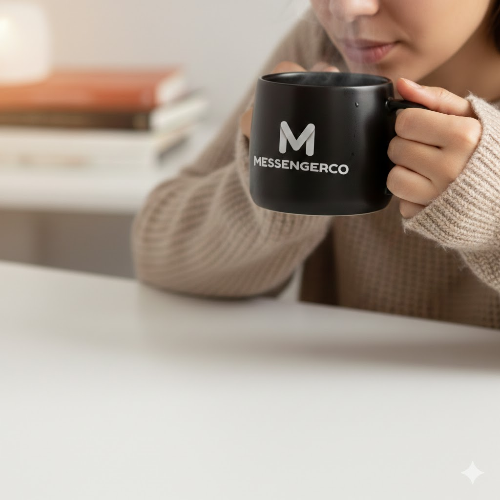 MORA Minimalist Matte Ceramic Mug (500ml | Black) - Image 2