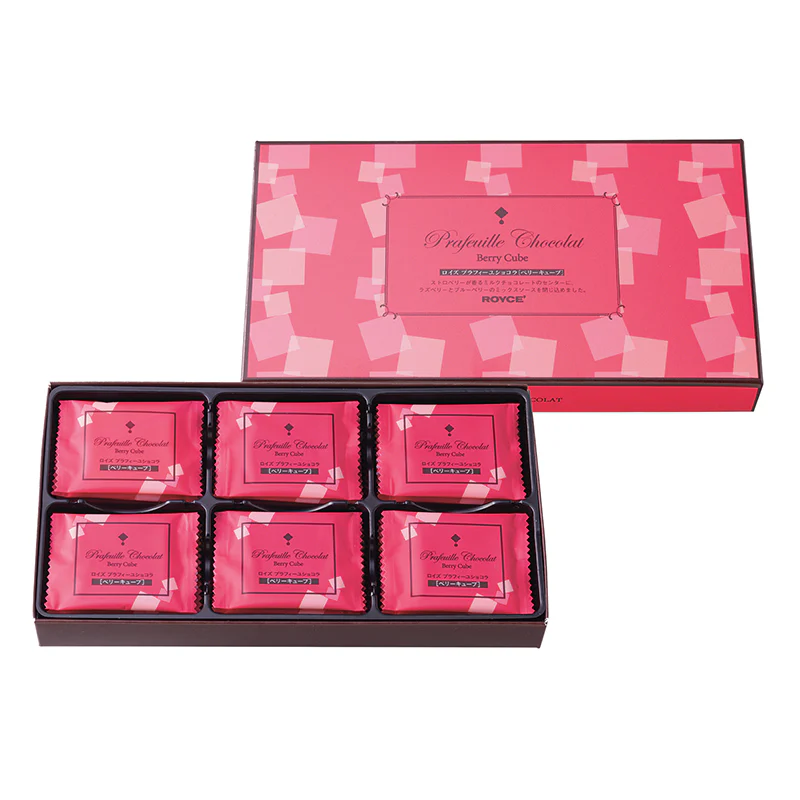 ROYCE Prafeuille Chocolat - Berry Cube 30 pcs (130 g)