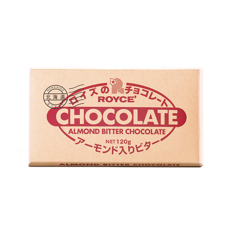 ROYCE Almond Bitter Chocolate Bar | 120g