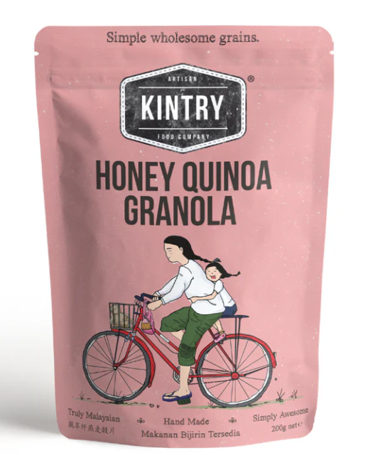 Kintry Honey Quinoa Granola | 200g | Halal
