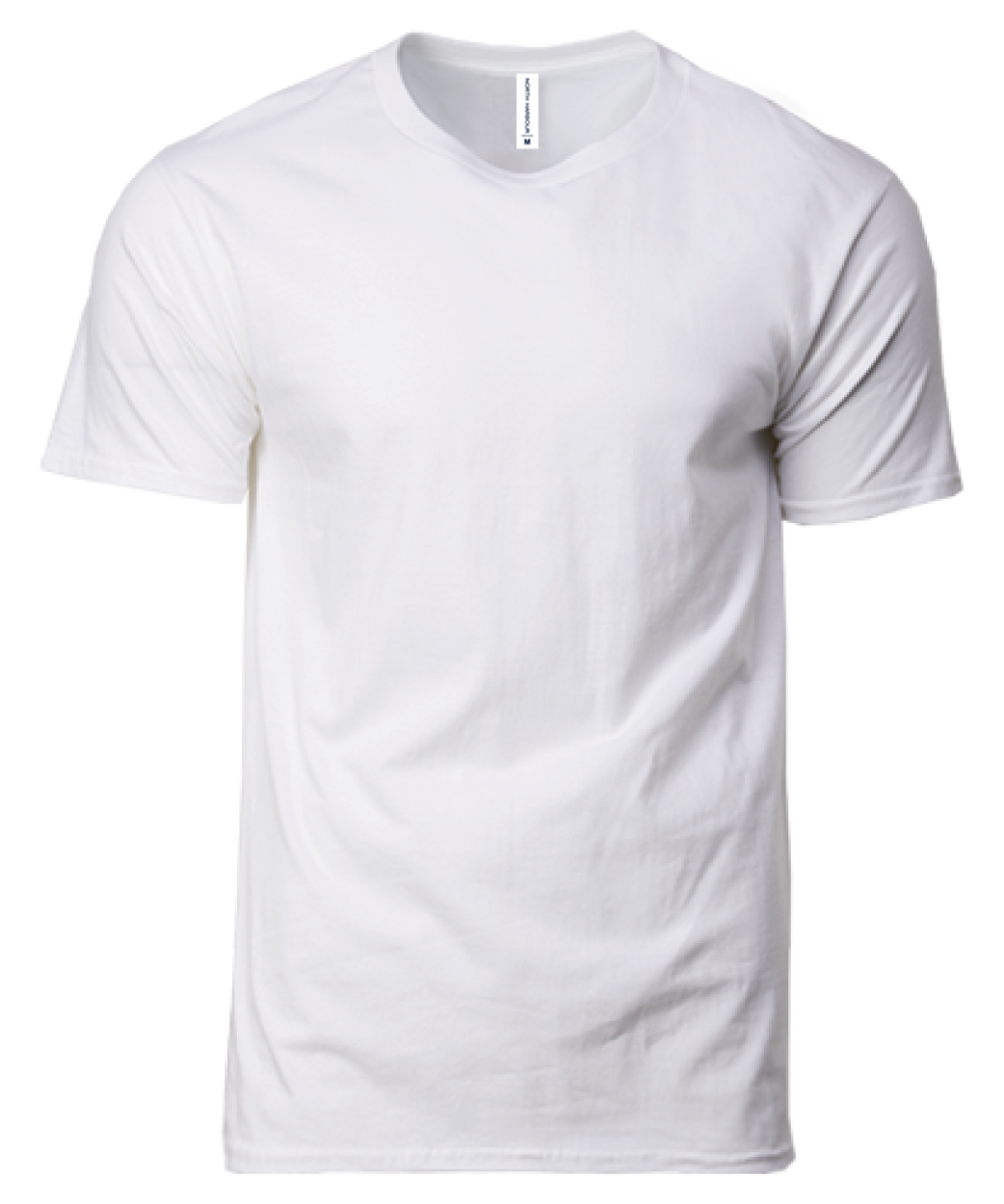 Round Neck T-Shirt - Ring Spun Cotton - 160gsm - North Harbour | White - Image 2