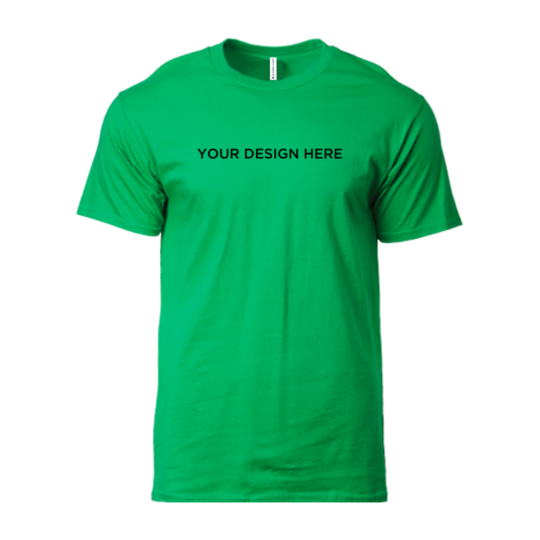 Round Neck T-Shirt - Ring Spun Cotton - 160gsm - North Harbour | Irish Green