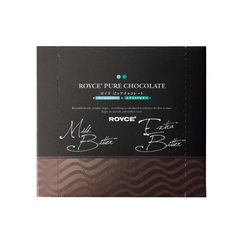 ROYCE Pure Chocolate Mild Bitter & Extra Bitter | 200g
