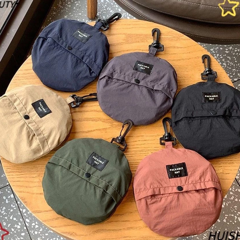 Bucket Hat with String - Breathable Waterproof Polyester - Green - Image 3