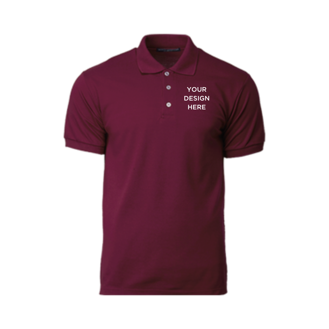 Polo Shirt - 60% Cotton 40% Polyester Lacoste - 220gsm - North Harbour | Maroon