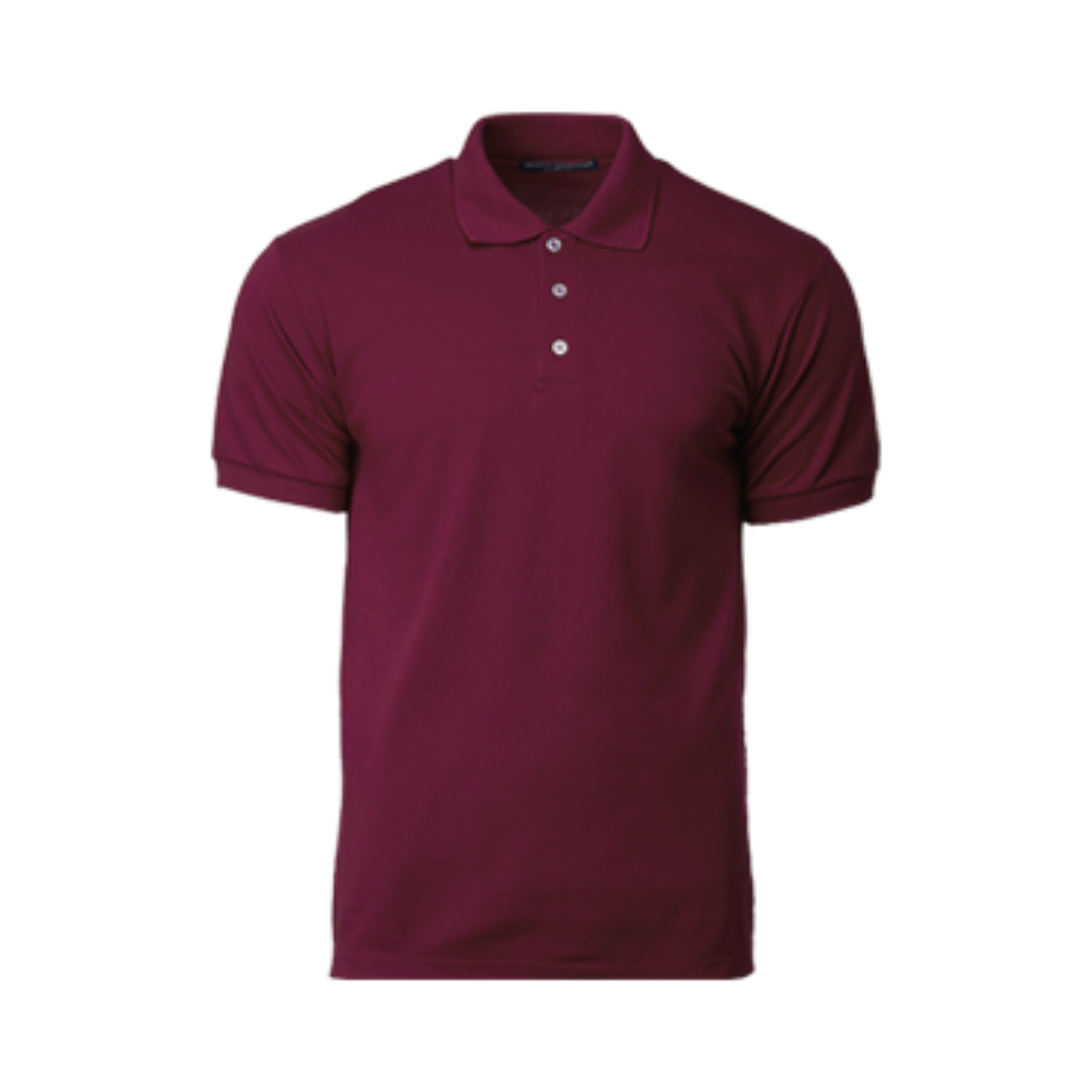 Polo Shirt - 60% Cotton 40% Polyester Lacoste - 220gsm - North Harbour | Maroon - Image 2