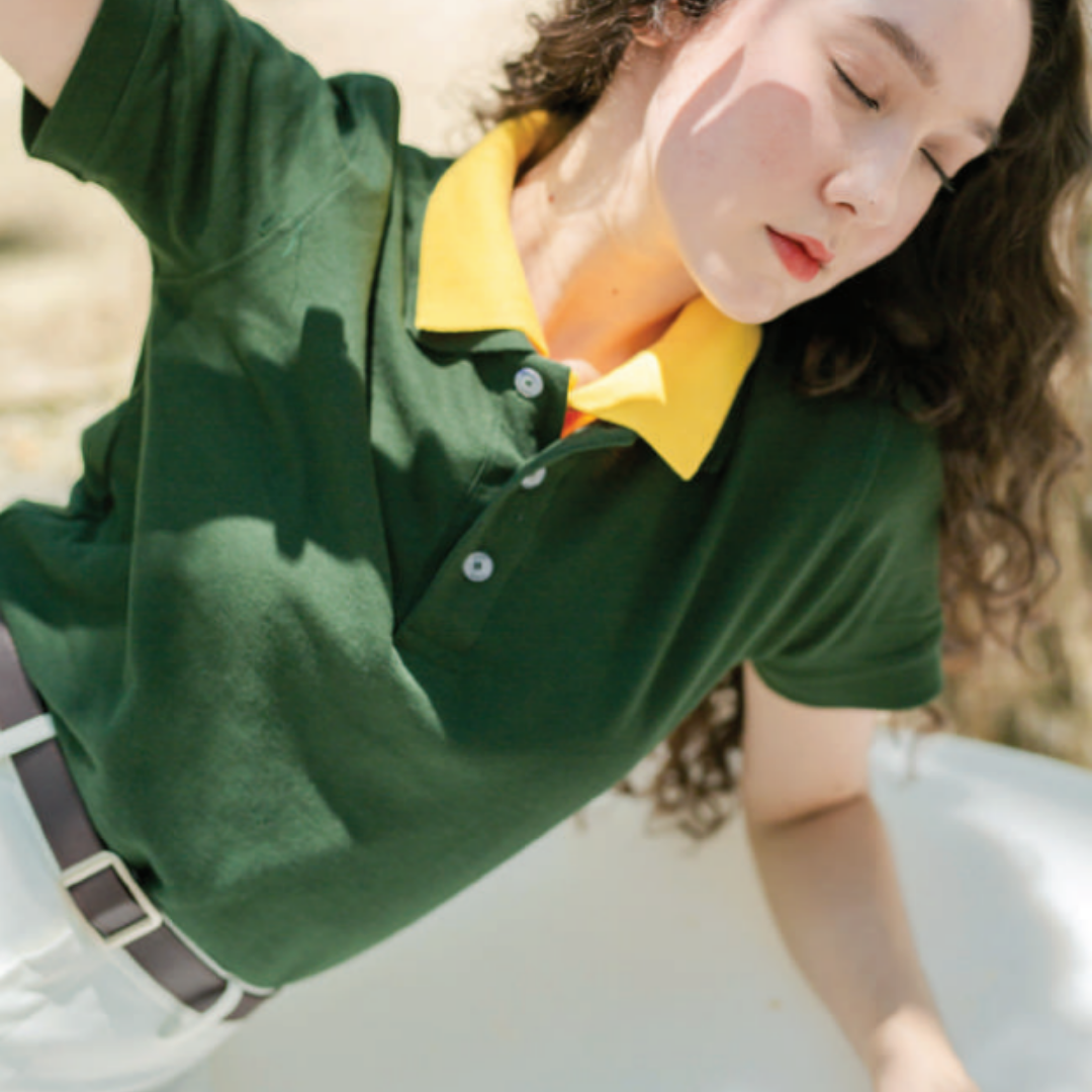 Polo Shirt - 60% Cotton 40% Polyester Lacoste - 220gsm - North Harbour | Maroon - Image 4