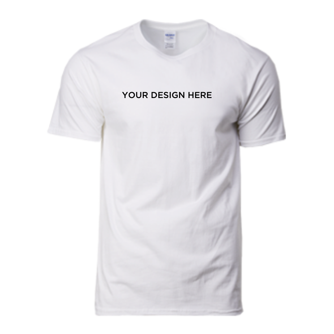 Round Neck T-Shirt - Ring Spun Cotton - 180gsm - Gildan | White