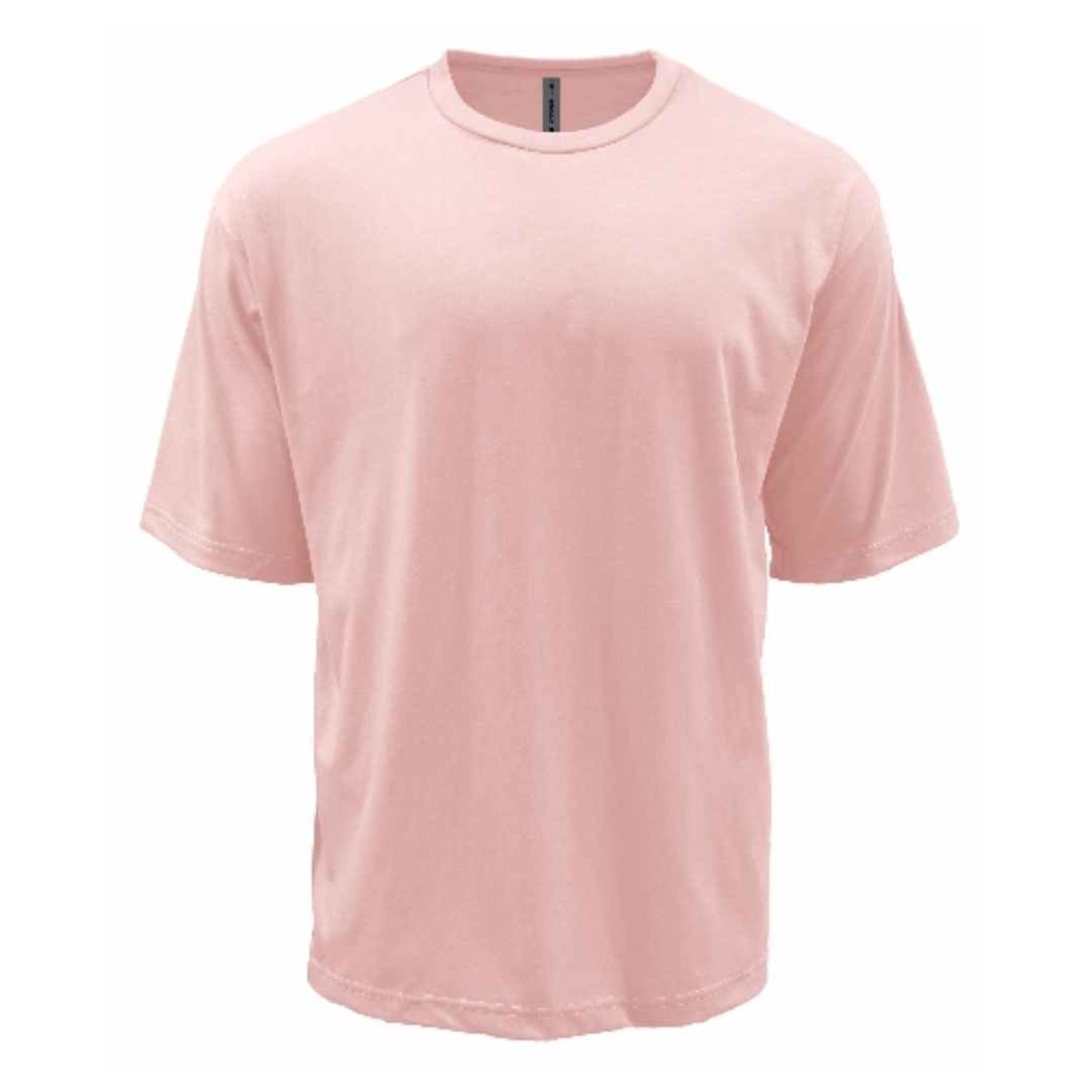 Oversized Crew Neck T-Shirt - Tetron Cotton - 180gsm - North Harbour | Bright Rose - Image 2