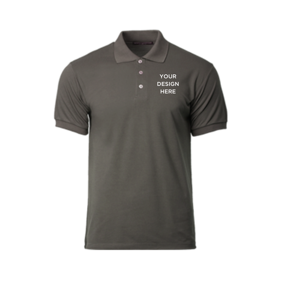 Polo Shirt - 60% Cotton 40% Polyester Lacoste - 220gsm - North Harbour | Charcoal - Image 2