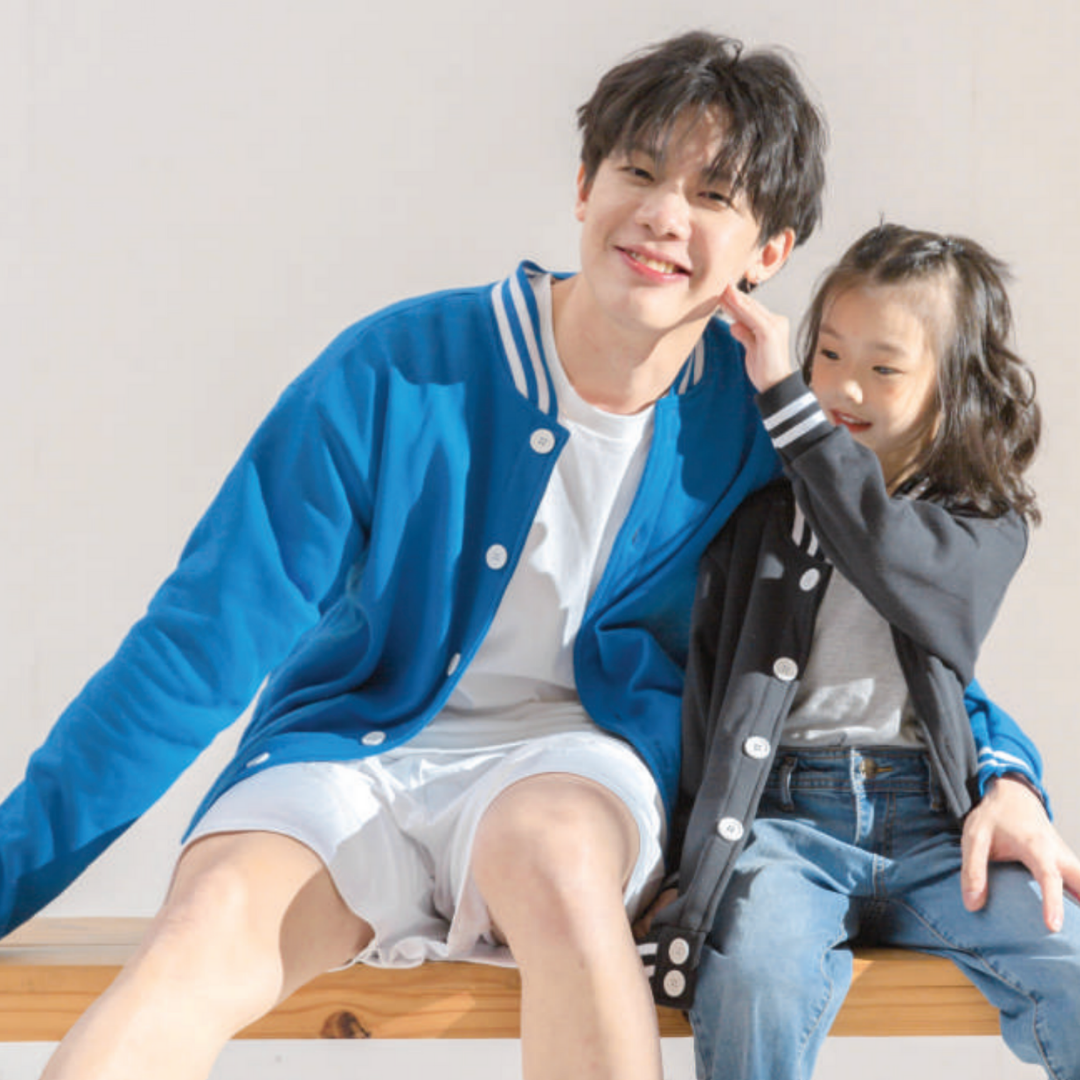 Varsity Jacket - 60% Cotton 40% Polyes - Crossrunner | Royal Blue - Image 3