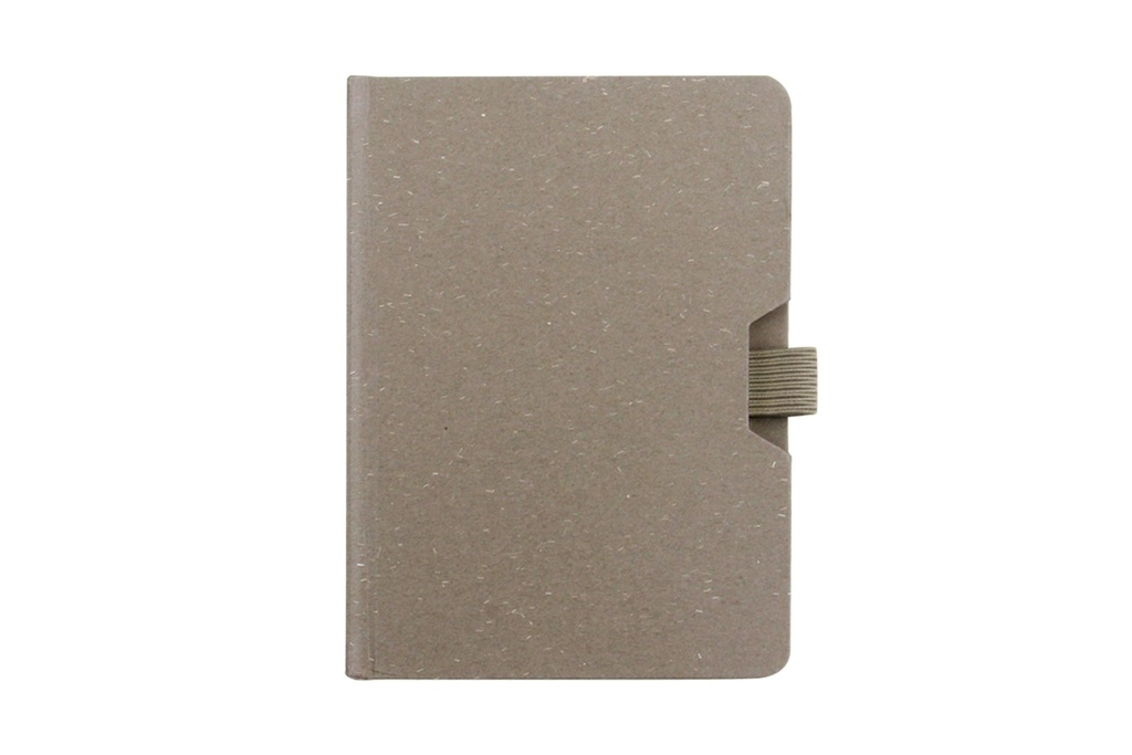 A5 Notebook - Eco Paper Hardcover with Pen Loop - 70gsm Lined Paper - COVA | Brown