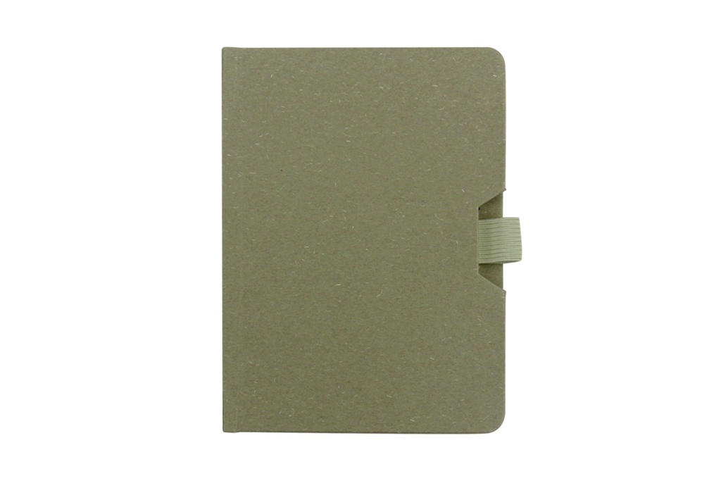 COVA | A5 Notebook - Eco Paper Hardcover with Pen Loop - 70gsm Lined Paper | Green