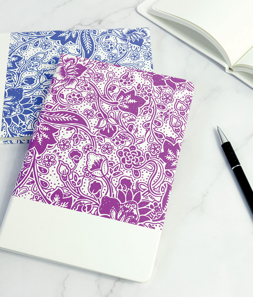 NUSAX | A5 Notebook - PU Leather Hardcover | Purple - Image 4