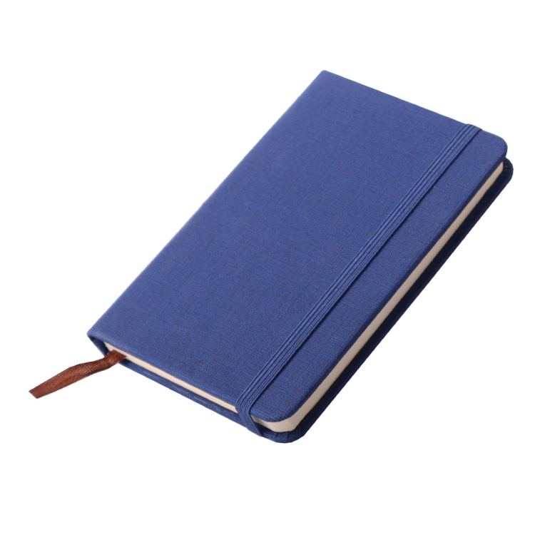 Small Notepad - PU Leather Hardcover with Bookmark - Image 4