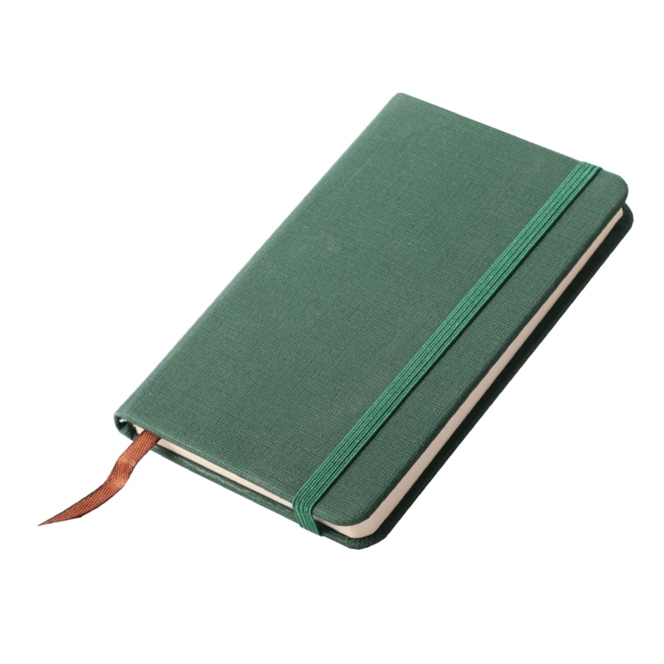Small Notepad - PU Leather Hardcover with Bookmark - Image 6