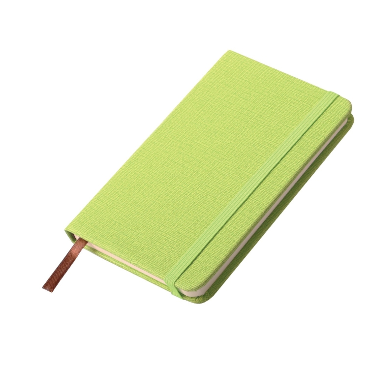 Small Notepad - PU Leather Hardcover with Bookmark - Image 7