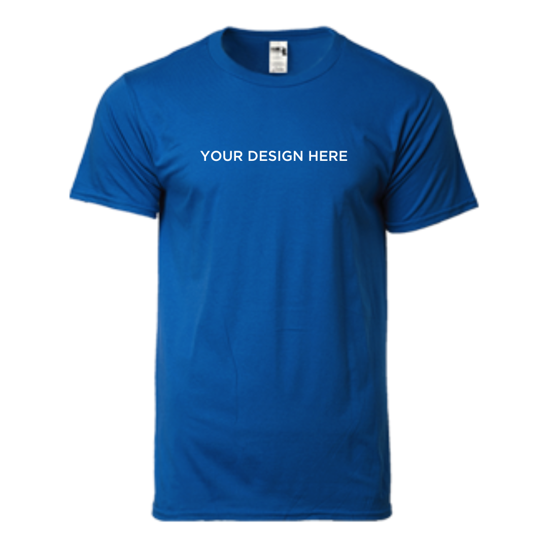 AERO GD | Round Neck T-Shirt - Dry Pique - 160gsm - Gildan | Blue