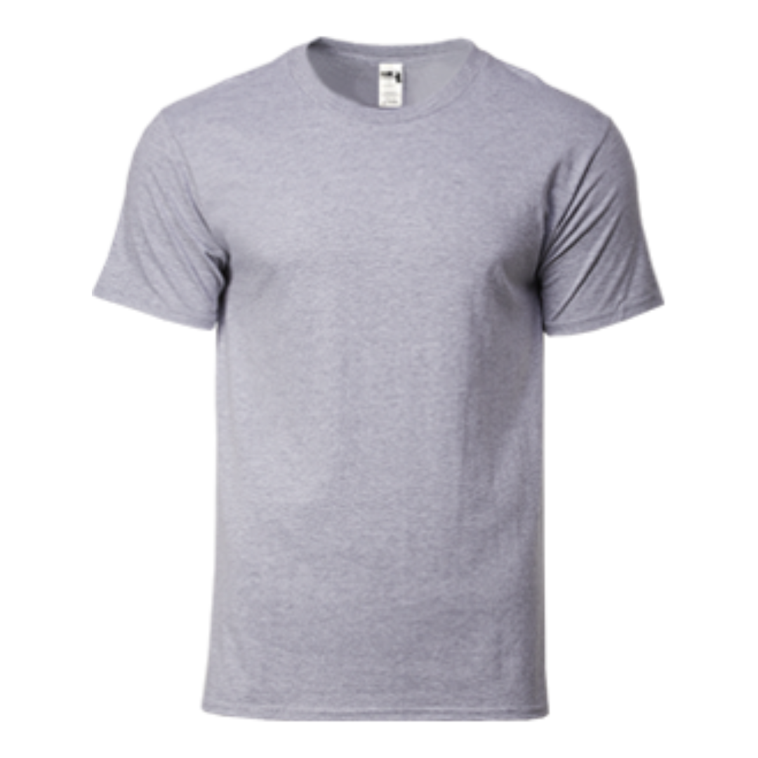 AERO GD | Round Neck T-Shirt - Dry Pique - 160gsm - Gildan | Light Grey - Image 2