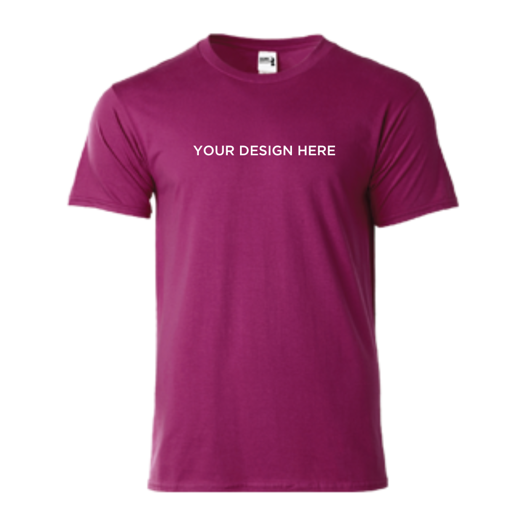 AERO GD | Round Neck T-Shirt - Dry Pique - 160gsm - Gildan | Magenta