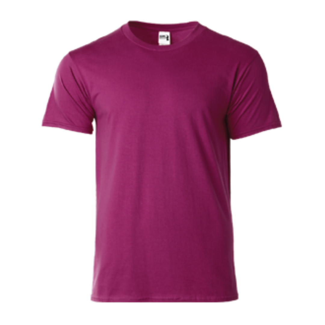 AERO GD | Round Neck T-Shirt - Dry Pique - 160gsm - Gildan | Magenta - Image 2