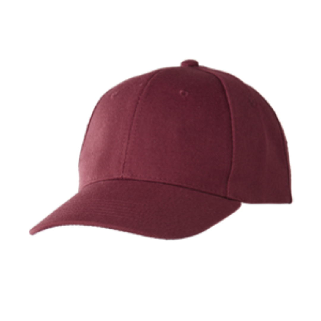 NORTH | Baseball Cap - Acrylic Twill 6 Panel | Maroon