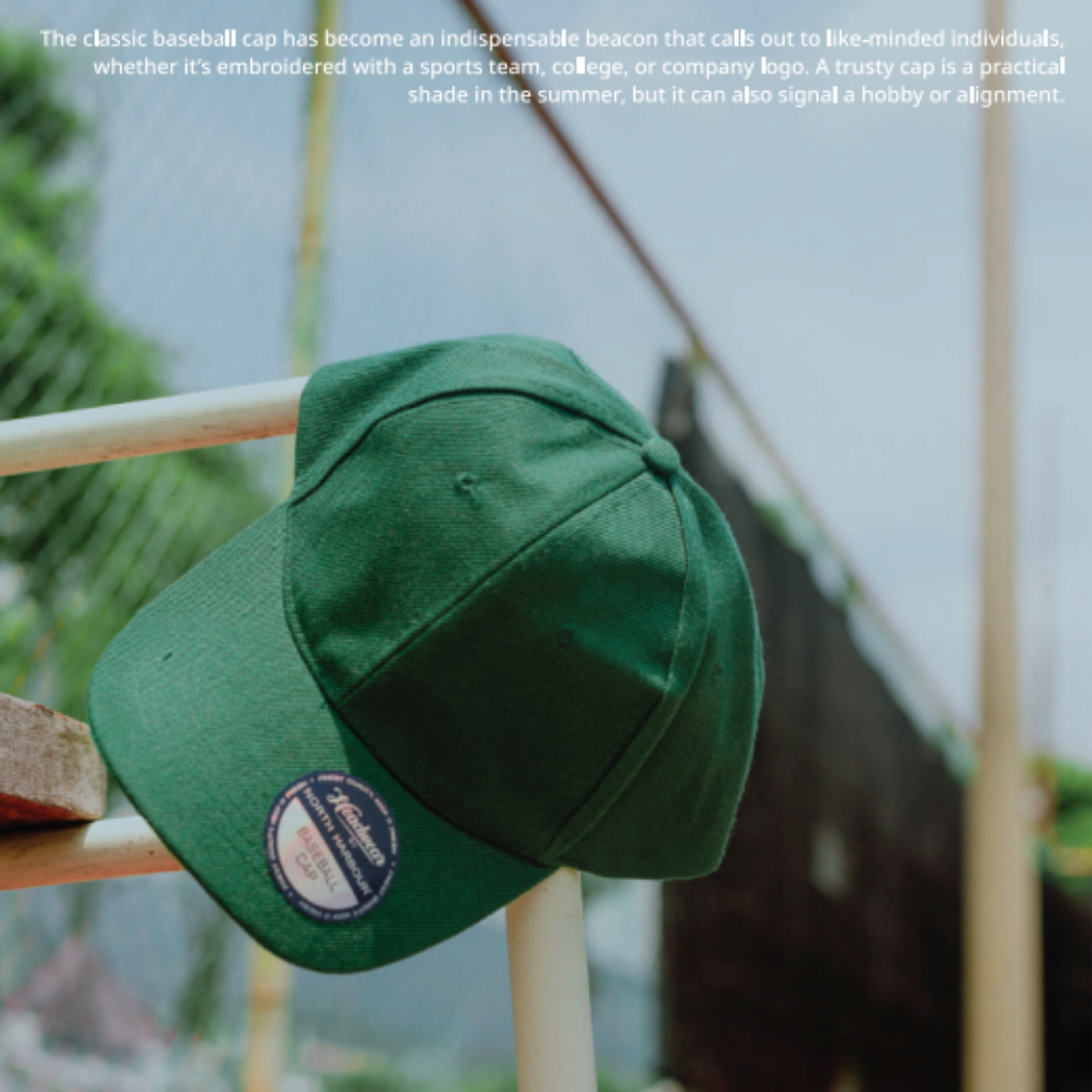 NORTH | Baseball Cap - Acrylic Twill 6 Panel | Maroon - Image 4