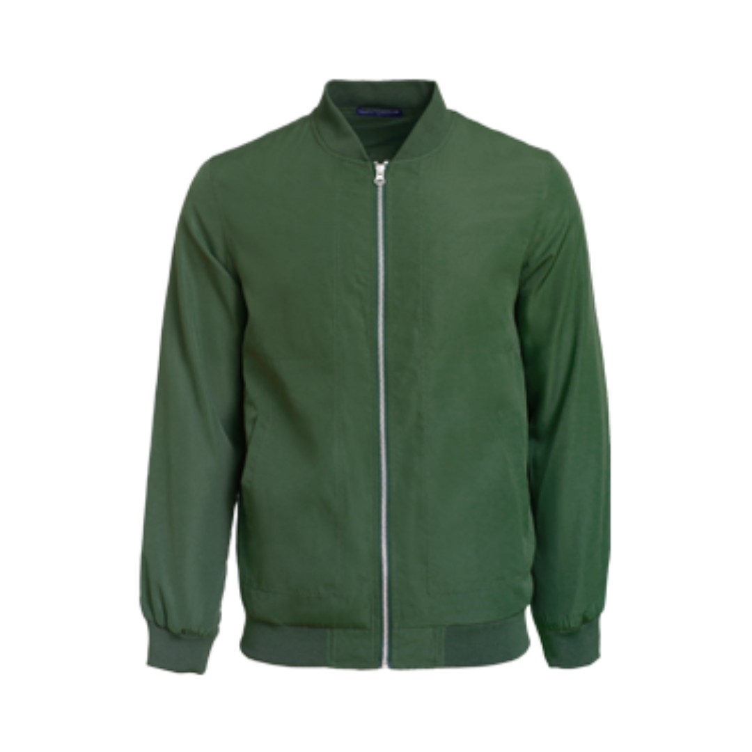NORTH | Bomber Jacket - Polyester Pongee | Army Green - Image 2