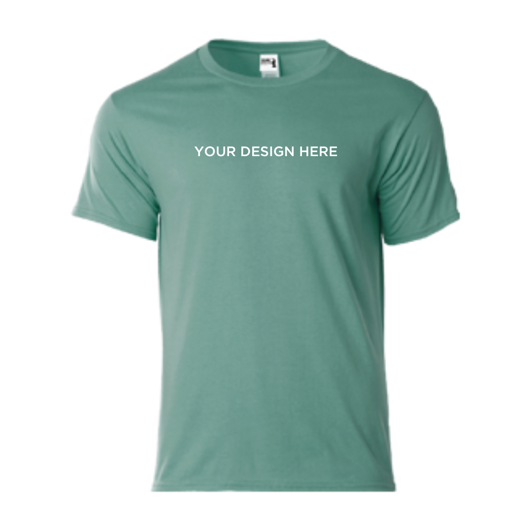 AERO GD | Round Neck T-Shirt - Dry Pique - 160gsm - Gildan | Turqoise