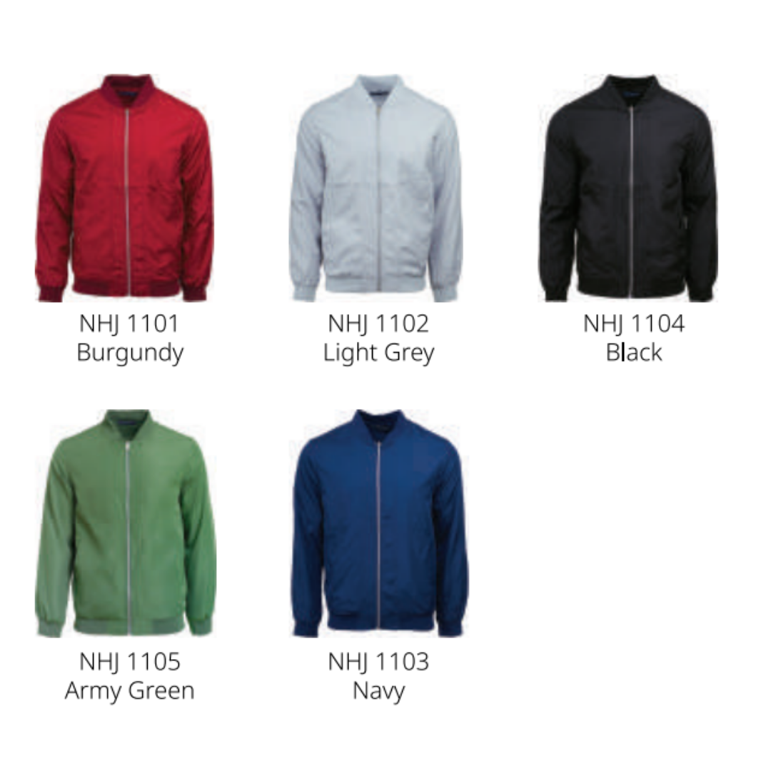 NORTH | Bomber Jacket - Polyester Pongee | Burgundy - Image 6