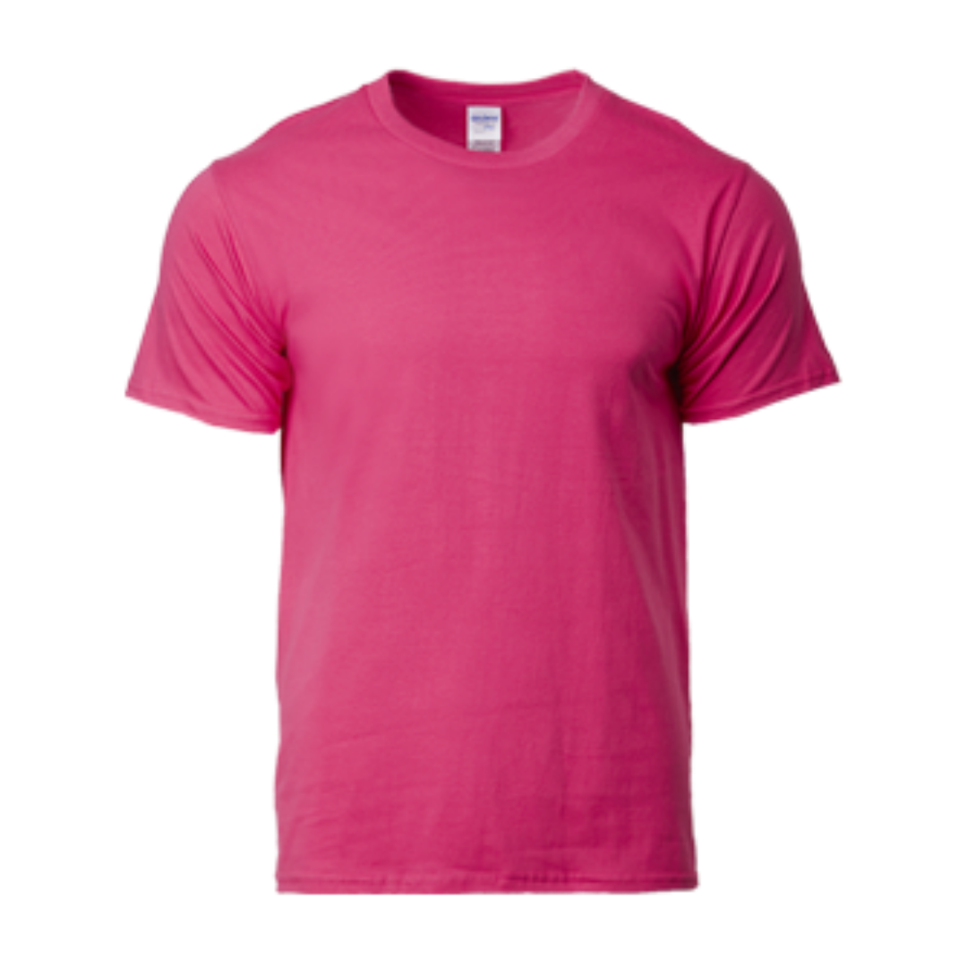 PRIME | Round Neck T-Shirt - Ring Spun Cotton - 180gsm - Gildan | Heliconia - Image 2
