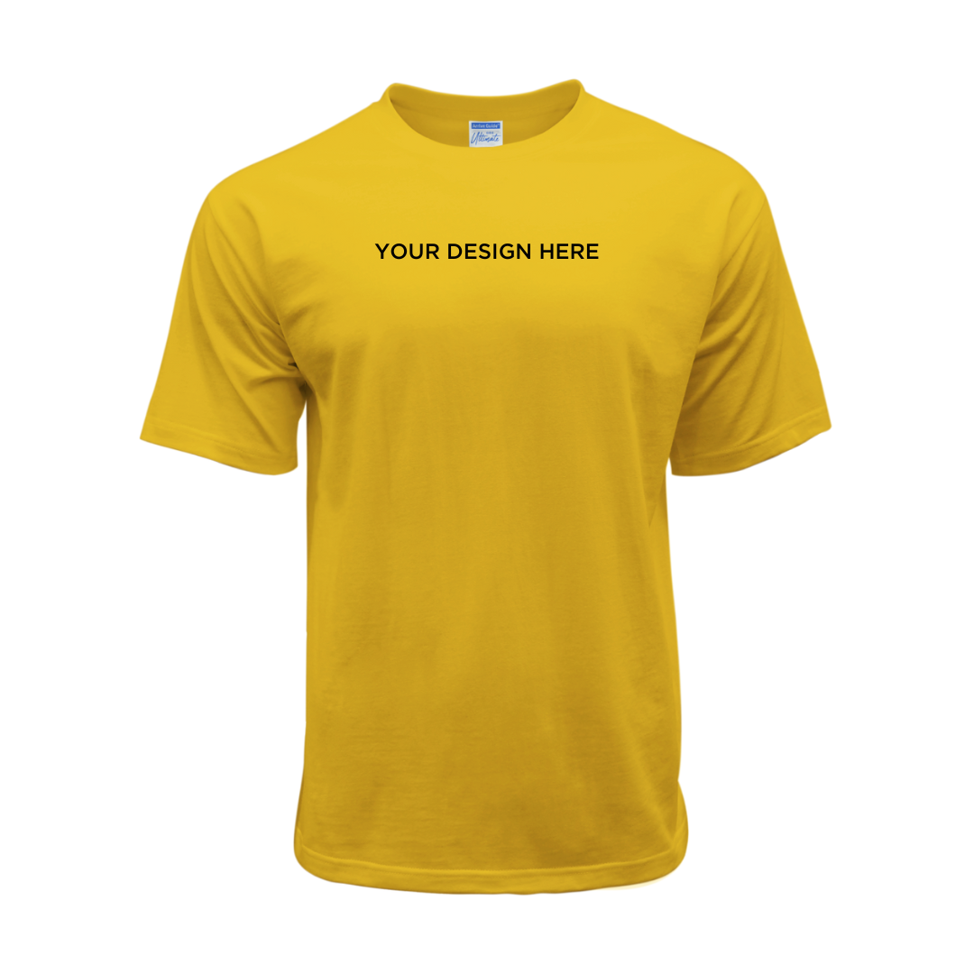SUPREME | Oversized Crew Neck T-Shirt - Siro Cotton - 240gsm - ArriveGuide | Mustard