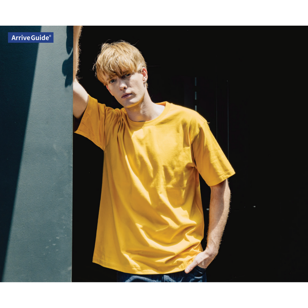 SUPREME | Oversized Crew Neck T-Shirt - Siro Cotton - 240gsm - ArriveGuide | Mustard - Image 4