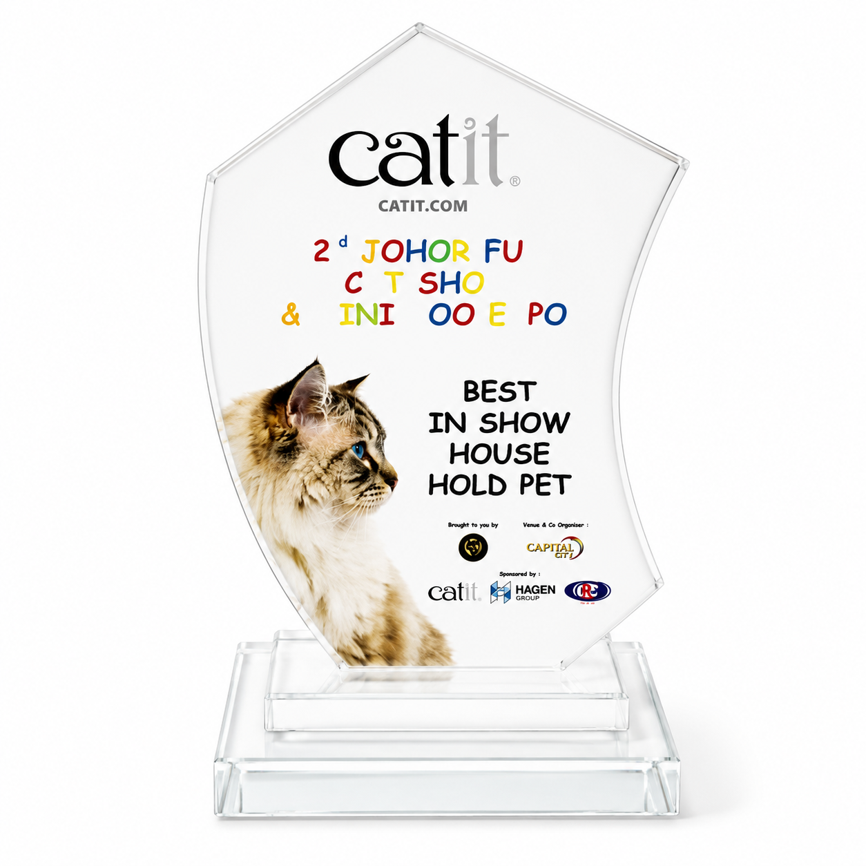 Aurora Crystal Plaque 8*5*13cm