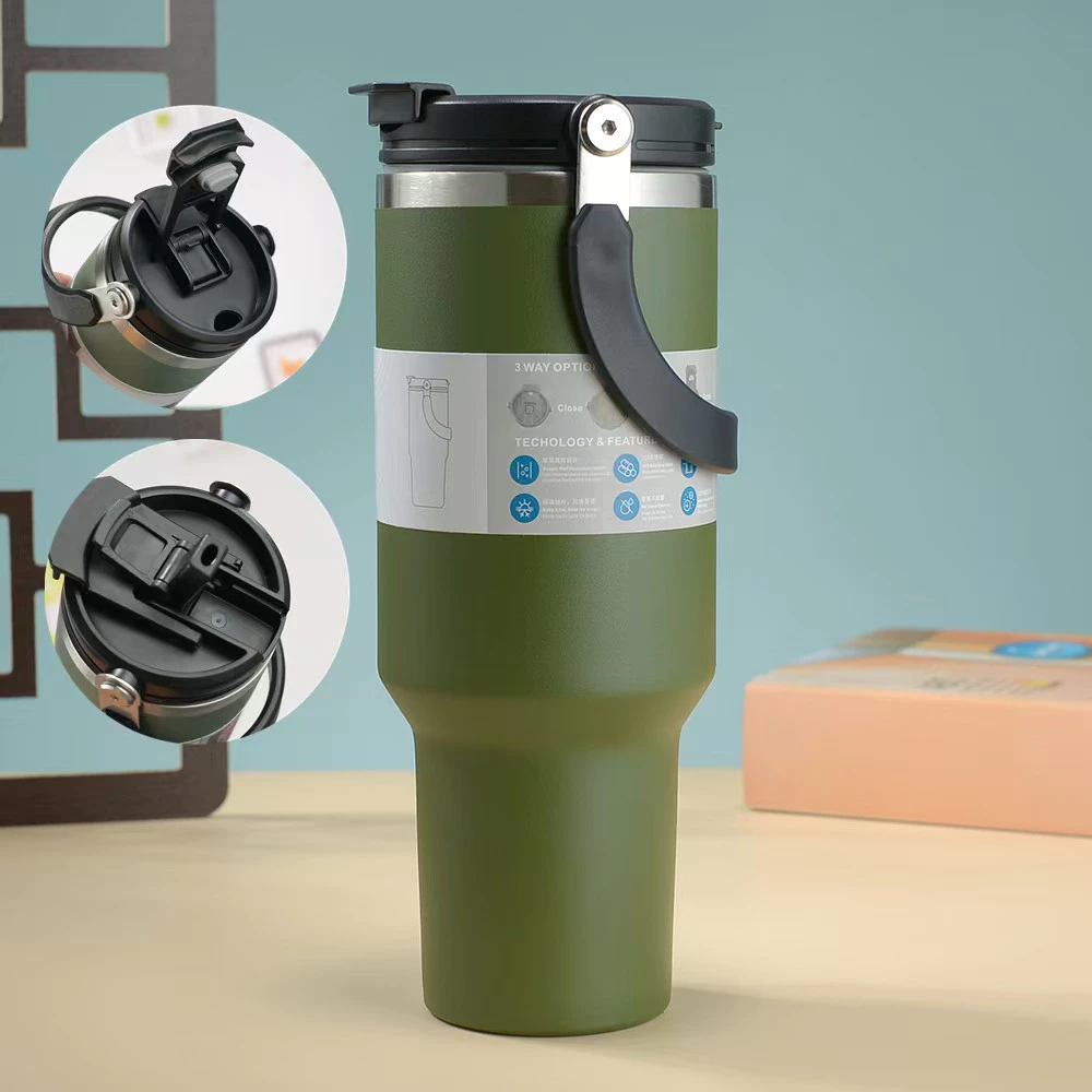Tumbler Thermos Flask With Handle 1200ml