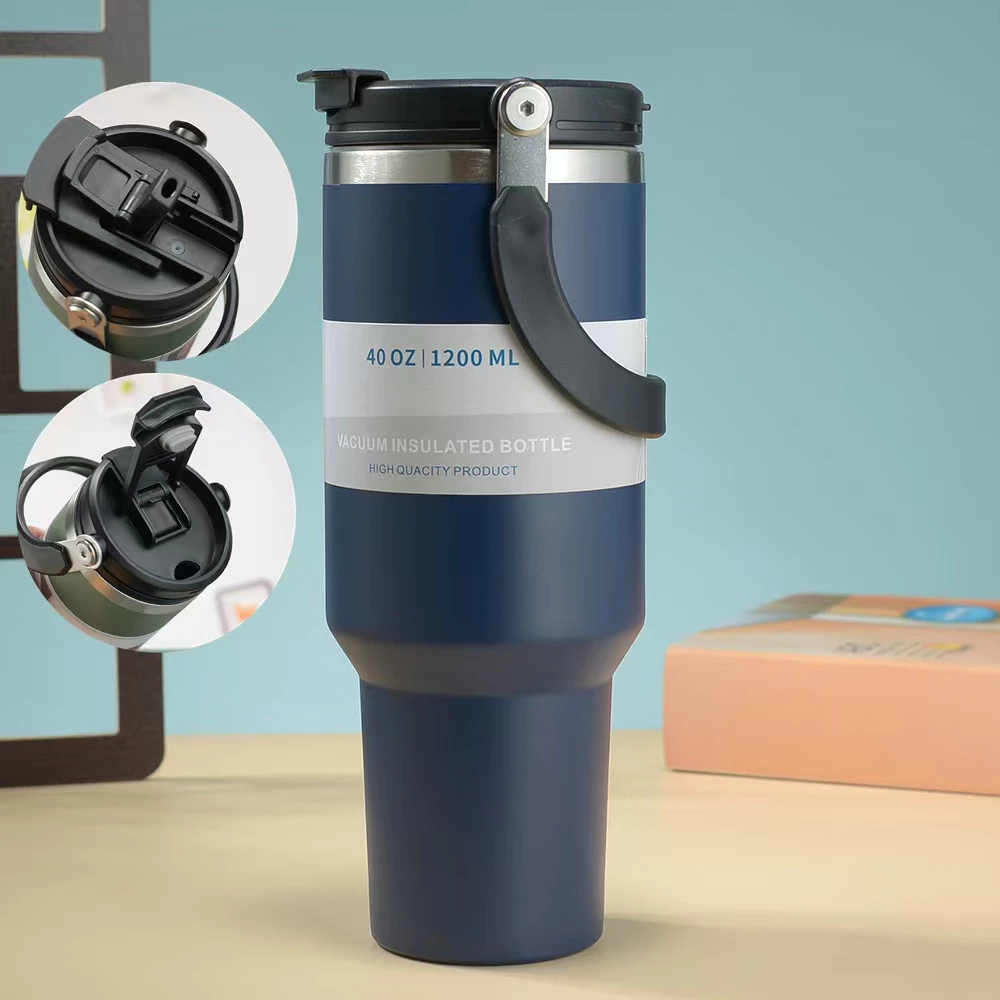Tumbler Thermos Flask With Handle 1200ml