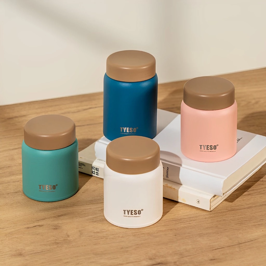 TYESO Cold And Hot Insulated Thermos Food Jar (220ml) Pink - Image 2