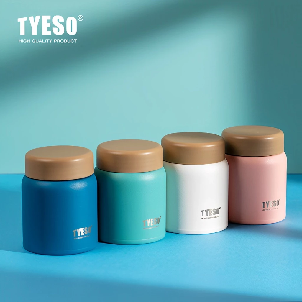 TYESO Cold And Hot Insulated Thermos Food Jar (220ml) Pink - Image 4