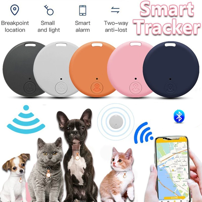 Smart Bluetooth Tracker – Wireless Anti-Loss Device for Keys, Pets, Bags & Wallets (iOS & Android)