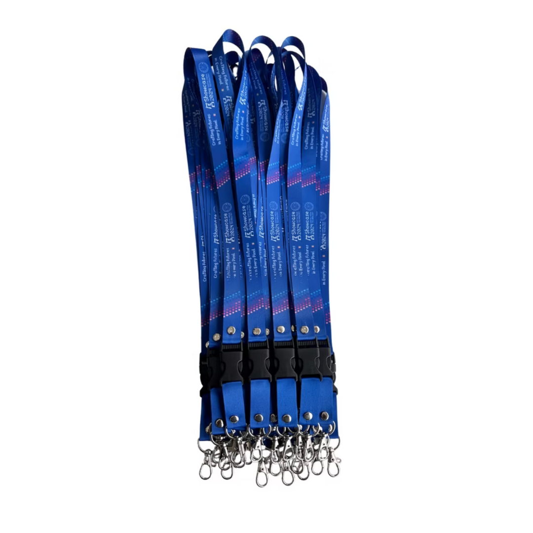 Custom Lanyards Full Colour 2 Side Print 25mm