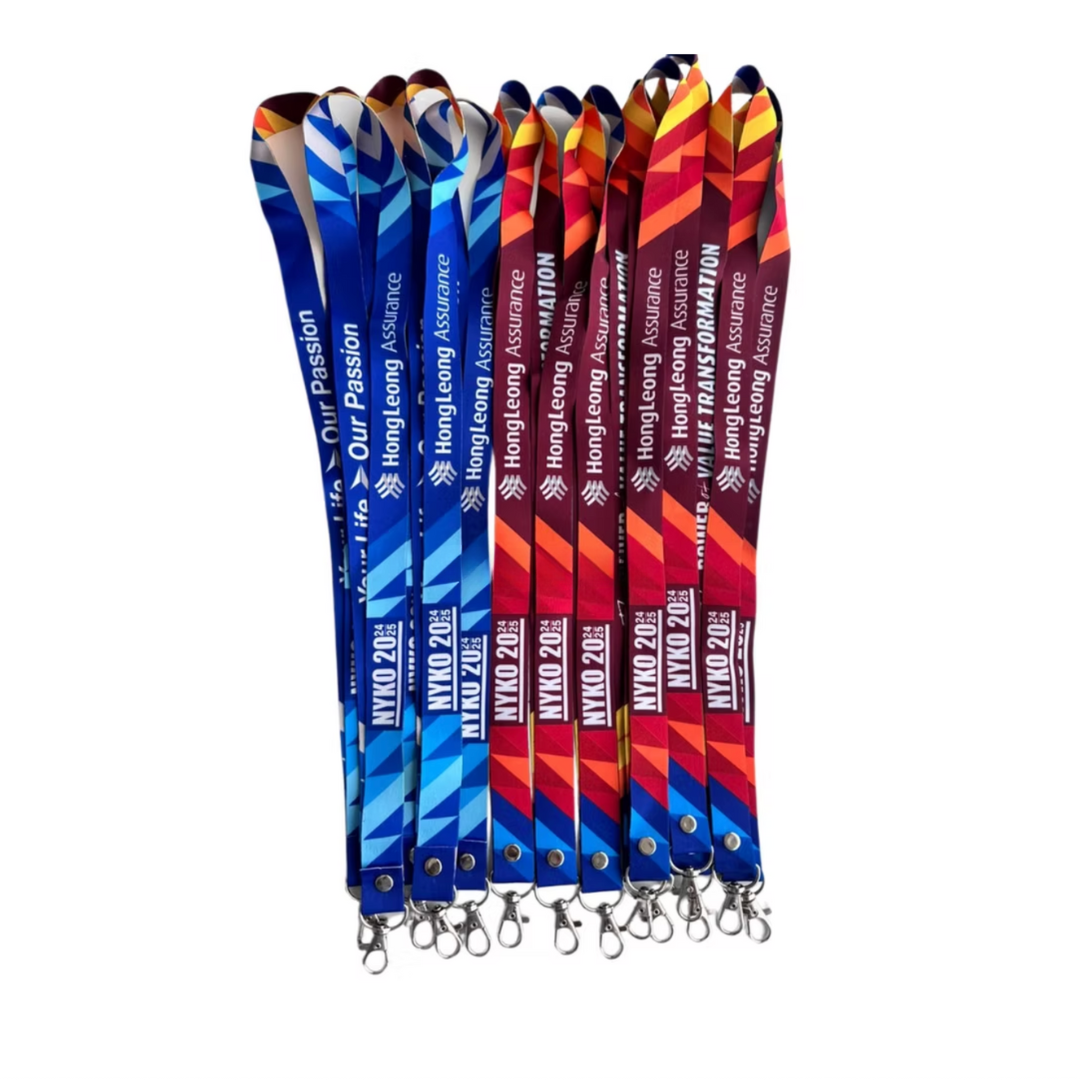 Custom Lanyards Full Colour 2 Side Print 25mm