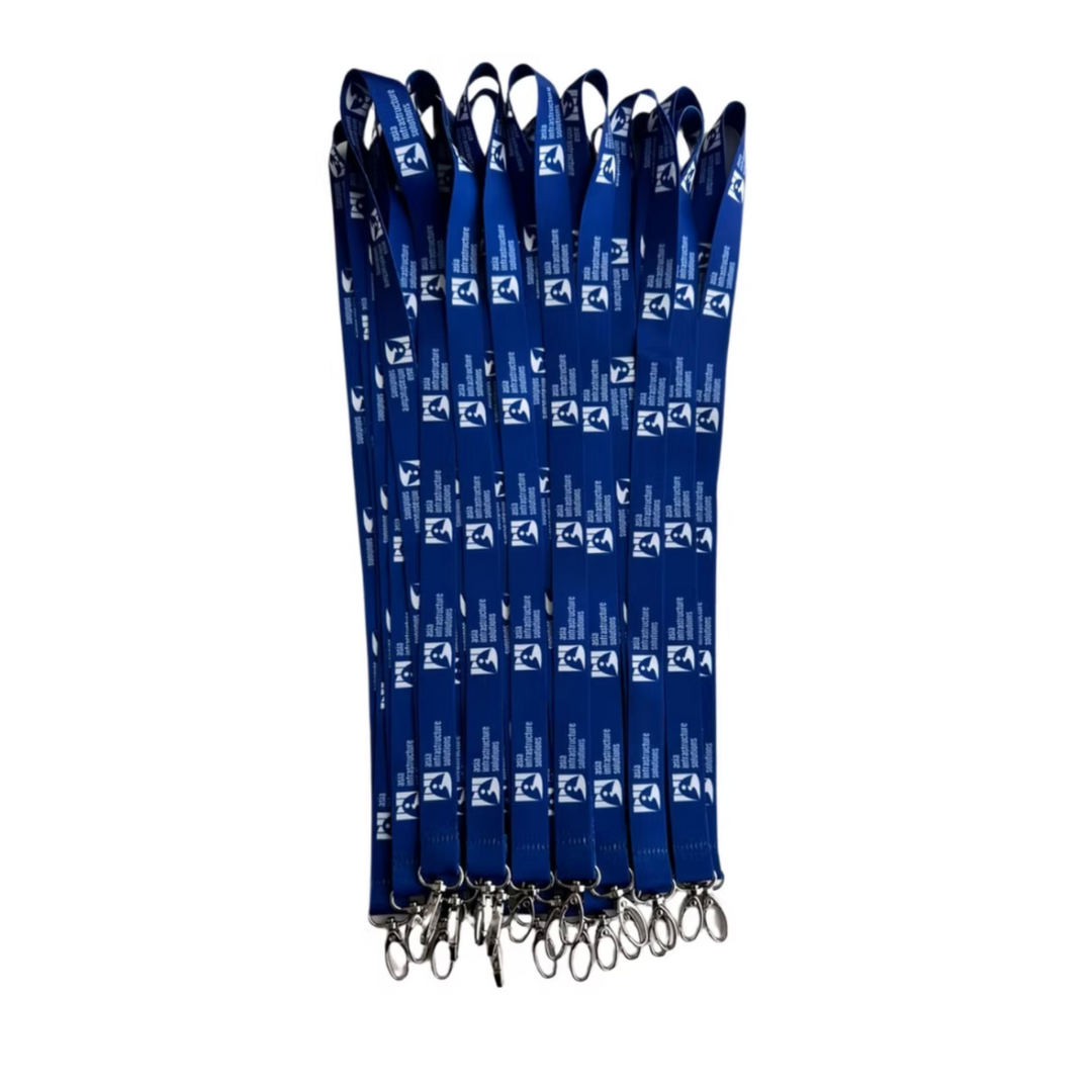 Custom Lanyards Full Colour 2 Side Print 25mm