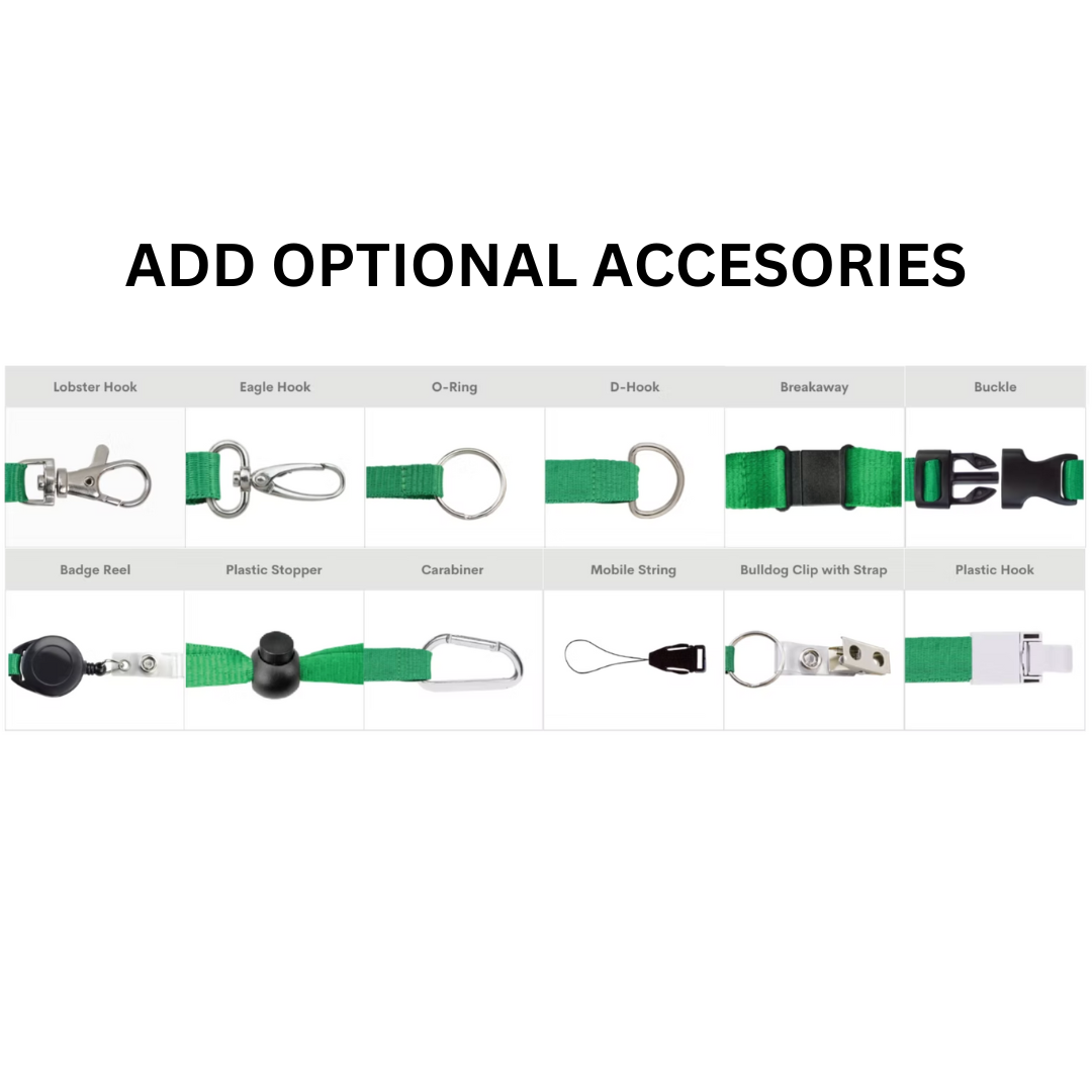 Custom Lanyards Full Colour 2 Side Print 25mm