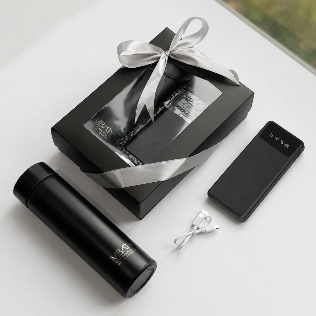 Voltix Gift Set – Power Bank & Thermal Flask