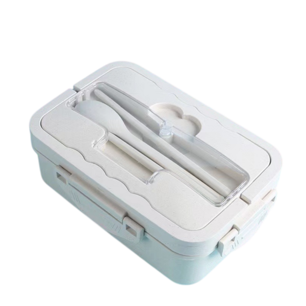 BENTOJOY Lunch Box (Portable & Leak-Proof) - Beige