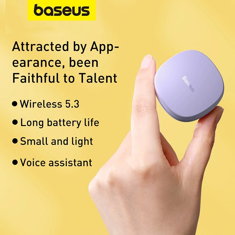 BASEUS WM01 TWS Bluetooth Earphones – Upgraded Version 5.3