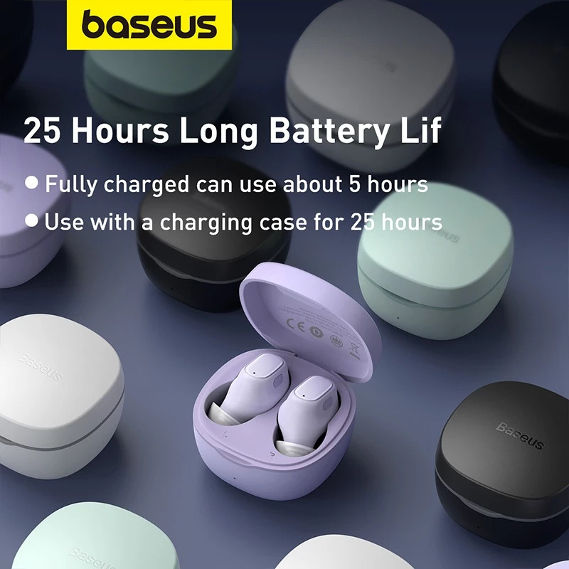 BASEUS WM01 TWS Bluetooth Earphones – Upgraded Version 5.3