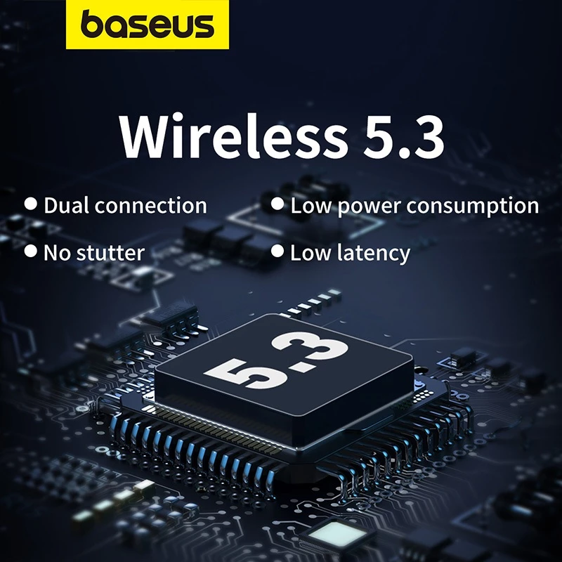BASEUS WM01 TWS Bluetooth Earphones – Upgraded Version 5.3