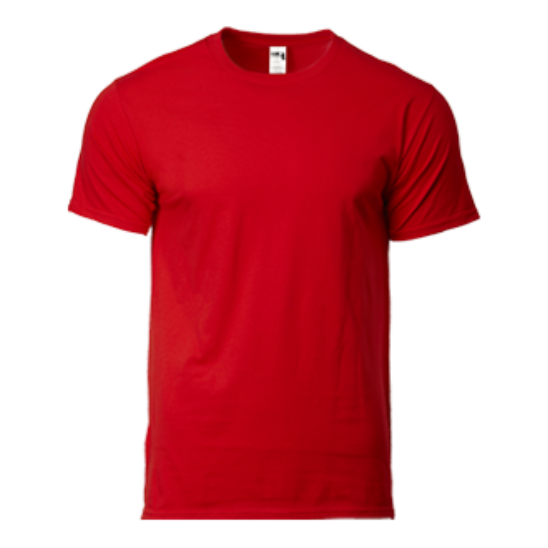 Gildan Heavyweight HA00 | Adult Round Neck T-Shirt | 210gsm Ring Spun Cotton | Red - Image 2